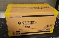 One Piece TCG OP-11 A Fist Of Divine Speed Booster Box Case SEALED Japanese - Image 1