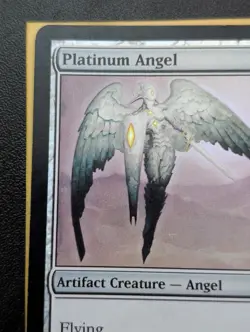 Magic: The Gathering Platinum Angel Card - Image 2