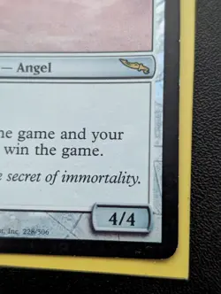 Magic: The Gathering Platinum Angel Card - Image 5