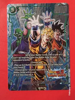 DBS Dragon Ball Fusion World FB02-089 Son Gohan Future Dokkan Battle SR ALT Card - Image 1
