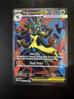 Pokemon TCG Mega Lucario EX 160/132 Ultra Rare Holo Card Mega Evolution (NM-) - Image 1