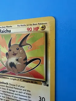 Pokemon TCG Card Raichu Non Holo - 29/62 Fossil Rare - Image 5