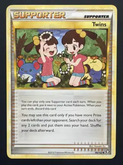 Pokemon Card HS Triumphant Twins Uncommon 89/102 - Image 1