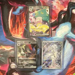 Pokemon Bellibolt ex, Zoroark ex & Reshiram ex Ultra Rare Holo Lot - 3 Cards - Image 1