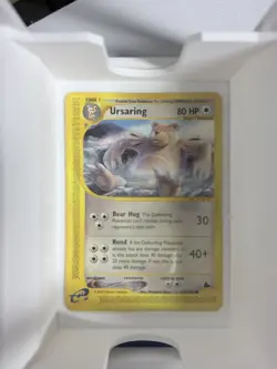 Pokemon Ursaring Skyridge 110/144 Nintendo 2003 Stage 1 80 HP E-Reader Card - Image 1