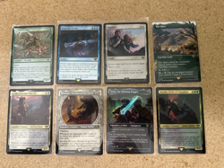 MTG LOTR 8 Card Lot 3-foil 5-standard - Image 1