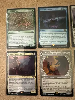 MTG LOTR 8 Card Lot 3-foil 5-standard - Image 2