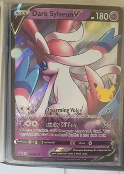PKMN Dark Sylveon V Promo SWSH134 Jumbo Cards Oversized 25th Anniversary HUGE - Image 1