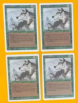 MTG ASPECT OF WOLF (x4) Revised (OldManMTG 011-292) - Image 1