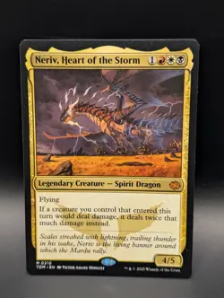 MTG - Neriv, Heart of the Storm - Legendary Creature - TDM #210 - Mythic - NM - Image 1