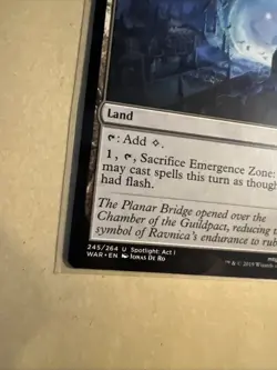 MTG Emergence Zone WAR 245 U NM Regular - Image 3