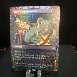 Magic the Gathering MTG - Turtles TMNT Splinter's Technique Showcase FOIL 0235 - Image 1