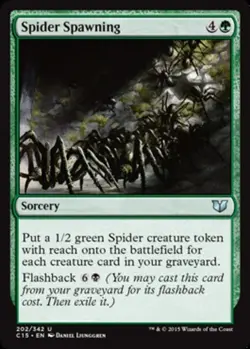 Spider Spawning Light Play, English Magic the Gathering MTG Commander 2015 - Image 1