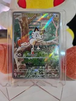 MINT Pokemon Meowth 118/103 AR - Phantasmal Flames - MA2 T -Thai - Image 3