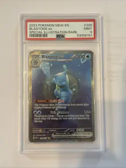 Pokemon TCG 2023 Mew EN Blastoise Ex Special Illustration Rare - Image 1
