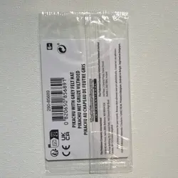 Pokemon Pikachu with Grey Felt Hat Promo 085 SEALED - Image 2