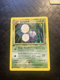 Jumpluff 7/111 Neo Genesis Unlimited Holo Rare WOTC 2001 Pokemon Card NM - Image 1