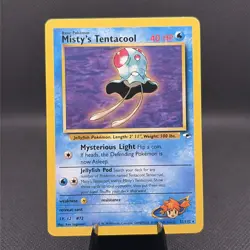 Misty's Tentacool 032/132 Gym Heroes Regular Pokemon WOTC - Image 1