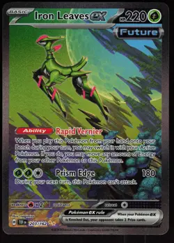 Iron Leaves ex 203/162 Special Illustration Rare Temporal Forces Pokemon - Image 1