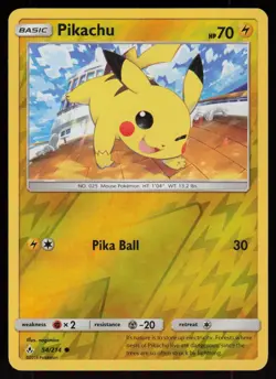 Pikachu 54/214 Common Unbroken Bonds Reverse Holo Pokemon - Image 1