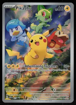 Pikachu 027 Promo Scarlet & Violet Pokemon - Image 1