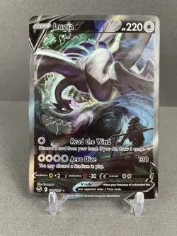Lugia V Alt Full Art Ultra Rare - 186/195 - Silver Tempest Pokemon 2022 NM/LP - Image 1