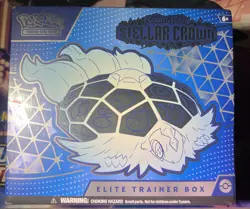 Pokemon TCG Scarlet & Violet Stellar Crown Elite Trainer Box ETB New Sealed - Image 1