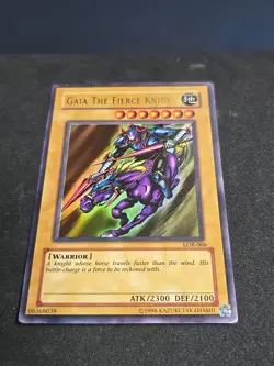 Gaia The Fierce Knight LOB-006 The Legend of Blue Eyes White Dragon Unlimited MP - Image 2