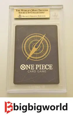 ONE PIECE TCG OP05-102 Gedatsu 2024 ChampionShip WINNER Monochrome BGS10 - Image 2