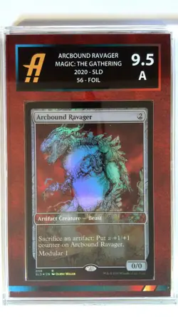 MTG Card Arcbound Ravager 056 Foil Secret Lair Drop Graded Ambr 9.5 Blood Red - Image 1