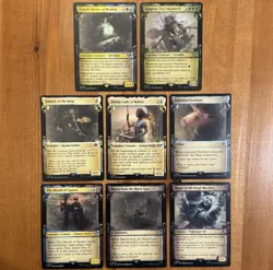 MTG Lord of the Rings NM Showcase Scrolls Lot, Rare, LTR LotR, Collector Cards - Image 1
