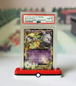 2015 Pokemon JPN XY Promo Mewtwo EX Jumbo Card #190/XY-P – PSA GEM MINT 10 - Image 1