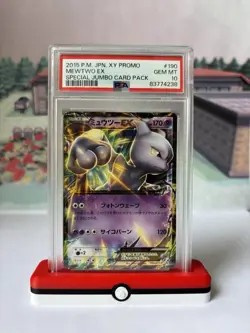 2015 Pokemon JPN XY Promo Mewtwo EX Jumbo Card #190/XY-P – PSA GEM MINT 10 - Image 3