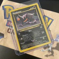 German Hunduster Houndour 39/75 Neo Discovery Pokemon Card Unlimited NM - Image 1