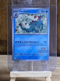 Pokemon Illustration Contest 2024 SEALED Promo Feraligatr, Toxtricity, Pikachu - Image 1