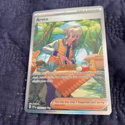Pokemon Scarlet & Violet Base Set TCG Arven Special Illustration Rare 249/198 - Image 1
