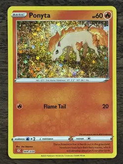 🔥 Ponyta 004/034 CLC 🔥 Pokemon TCG Classic Collection – NM Pack Fresh - Image 1