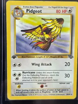 Pokemon TCG Pidgeot Jungle First Edition Non-Holo 24/64 - Image 3