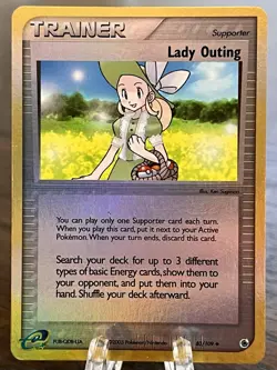 Lady Outing 83/109 ex Ruby and Sapphire Reverse Holo Pokemon TCG LP-NM - Image 1