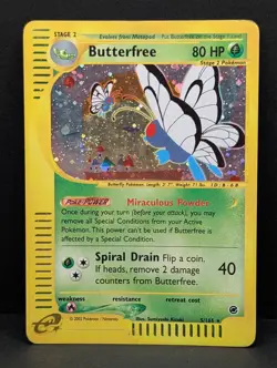 Butterfree 005/165 Expedition Base Set Holo Ultra Rare Pokemon TCG Nintendo MP+ - Image 1