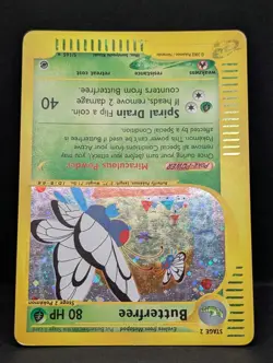 Butterfree 005/165 Expedition Base Set Holo Ultra Rare Pokemon TCG Nintendo MP+ - Image 4