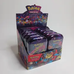 Pokemon TCG Mega Evolutions Mega Heroes (10 Sealed Mini Tins) With Display Box - Image 1