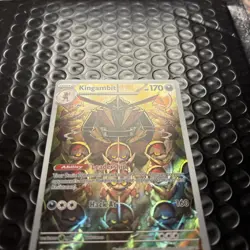 Kingambit 220/198 Pokemon Scarlet & Violet Illustration Rare Full Art Holo NM - Image 3