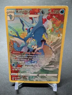 Pokemon Kingdra TG03/TG30 Astral Radiance Trainer Gallery Holo Rare Full Art MP - Image 1