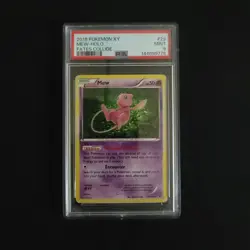 2016 POKEMON XY FATES COLLIDE 29 MEW-HOLO - PSA 9 - Image 1
