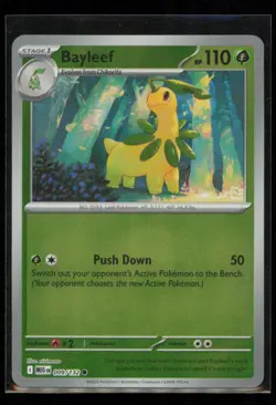 Bayleef 009/132 Pokemon Mega Evolution Common Near Mint Reverse Holo - Image 1