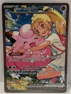 2026 Pokemon Lillie's Clefairy ex 280/217 Me: Ascended Heroes Holo SIR Mint - Image 1