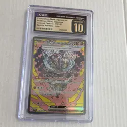 Pokemon Cornerstone Mask Ogerpon ex 216/187 CGC 10 Terastal Fest Special Art Ra… - Image 1