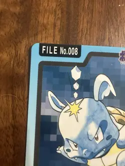 Wartortle BANDAI Carddass 1997 POCKET MONSTERS FILE No.008 Rare - Image 2