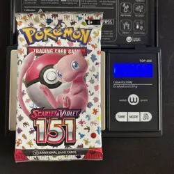 Heavy 22.59g Pokemon 151 Booster Pack 🔥🔥 Weighed Factory Sealed New SEALED - Image 1